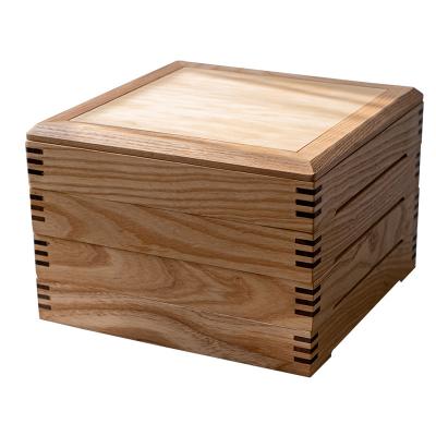 China Viable Solid Wood Multilayer Tea Ceremony Box Drawer Storage Box Tea Storage Box for sale