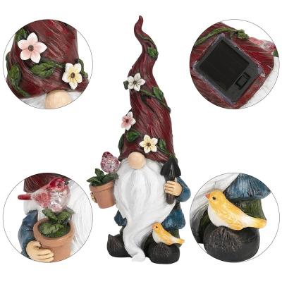 China Europe Waterproof Decorative Garden Lamp Decorative Solar LED Lamp Cartoon Gnome for sale