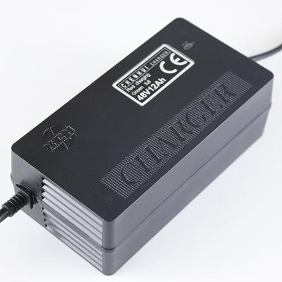 China Hot Selling Escooter Lead Acid Battery Charger 48v 12ah Smart Battery Charger For Ebike Scooter Electric Bike for sale