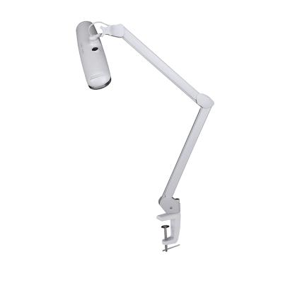 China Hot Selling On/Off Design Lamp Desk Lamp Wholesale Plastic White Working Lamp for sale