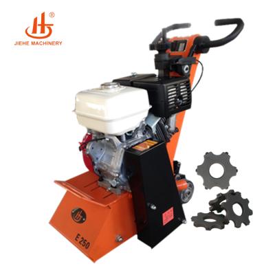 China 10mm scarifying depth walk-behind tractor scarifier for asphalt rofing removing tools with CE JHE250 for sale