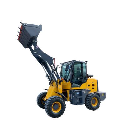 China Build Material Shop High Quality Wheel Loader TL920 1.5 Ton Mini Front End Wheel Loader Brand New Topone Design for sale