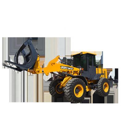 China Building Material Shops TOPONE Front Loader Price Diesel Hydraulic Multifunctional 4 Ton Wheel Loader for sale