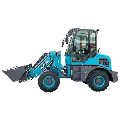 China Building Material Shops Topone Excavator Front End Loader TL1000 Wheel Loader High Quality Multifunctional Multifunctional Telescopic Loader for sale