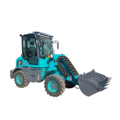 China Construction Material Shops TL1000 Construction Equipment Factory Cheap Efficient Wheel Loader With Yunnei High Rated Power Motor for sale