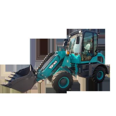 China Hotels TOPONE TL1000 Hydraulic Telescopic Quick-hitch Mini Wheel Loader Front End Four Wheel Drive For Earth Moving for sale