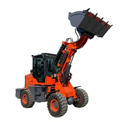 China Factory TL1500 mini wheel handler loader telescopic high dump bucket telescopic loader attachments for sale for sale