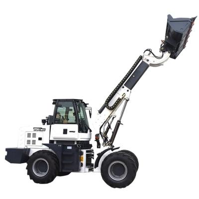 China Factory Mini Front Shovel Boom Telescopic Wheel Loader Telehandler Compact With Hydraulic Driver Control For Sale for sale