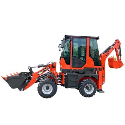 China Factory CE Certified Hydraulic Mini Excavator Backhoe Front Loader With Joystick for sale