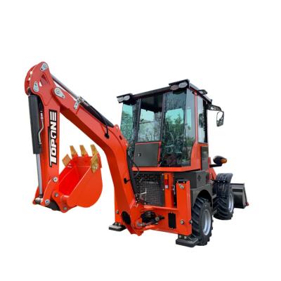 China Building Material Shops New Design TBL15-10 High Quality Mini Backhoe Wheel Loader Agricultural Articulated Backhoe Loader for sale