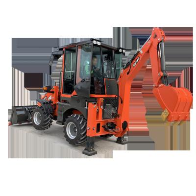 China Mini Compact Backhoe Loader With 1ton Chinese TBL15-10 Wheel Loader Hotels New Small Payload 3.7KW EPA EURO5 Yunnei Motor Jack Support for sale