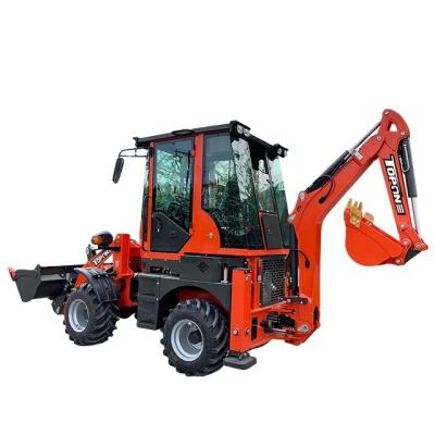 China Construction Material Stores Mini Loader Backhoe Cheap Backhoe Excavator Product Wheel Backhoe Loader For Sale for sale