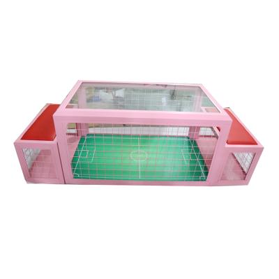 China Innovative Metal+fiberglass table football game soccer table football game indoor wooden table football toy for sale