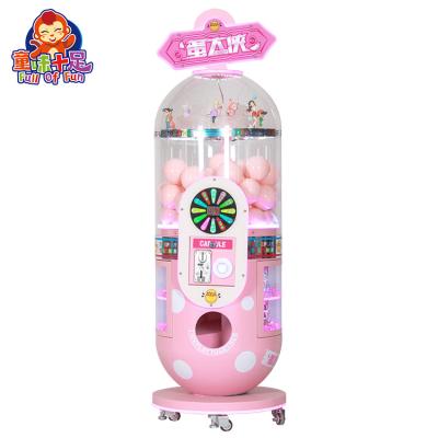 China Metal+plastic Gashapon Ball Gift Game Machine Gashapon Vending Gashapon Capsule Toys Machine Black for sale