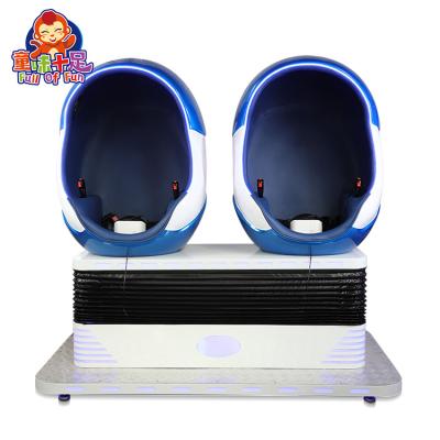 China Other 360 Degree Motion Indoor Cinema Egg Chair 2P 9D VR Machine For Game Ceter VR Cinema 9D VR Simulator Game for sale