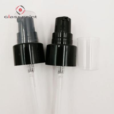 China 24-410 high quality non refillable smooth black lotion pump for sale