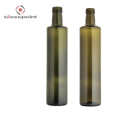 China Wholesale 75cl 750ml Dorica Frying Oil Green Olive Oil Glass Bottle for sale