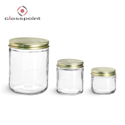 China Sustainable High Quality 120ml Honey Glass Jar for sale