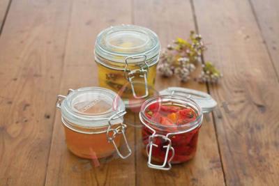 China 250ml airtight glass jar viable for jam for sale