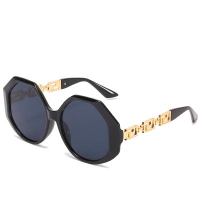 China Fashion Sunglasses New Arrivals Round Metal Frame Stable Hinges Shades 2021 High Quality Sunglasses for sale