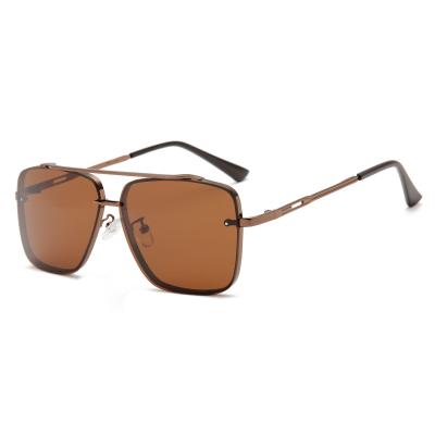 China Fashion Rimless Polarized Square Eyewear Metal Men Classic Vintage Sunglasses JH Driving Shades Sunglasses 2020 for sale