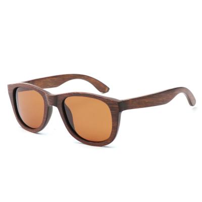 China Bamboo Wooden Sunglasses Jheyewear 5652B High Grade Polarized Lens Fashion Classic Bamboo Sunglasses UV400 for sale