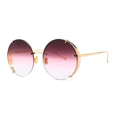 China 2020 Fashion Sunglasses Shape Vintage Metal Trendy Round Shade Sun Glass Sunglasses for Men and Women Shanghai jheyewear 2019 for sale