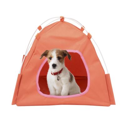 China Oxford Travel Dog Foldable Waterproof Tent Bed Outdoor Camping Easy To Set Up for sale