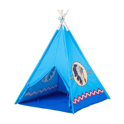 China Toy Kids Teepee Tent Indoor Soft Safety with Mat Children Play Tent for sale