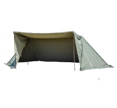 China Extended Type Camp Water Repellent Curtain Military Puppy Solo Tent With Skirt Sidewalls for sale