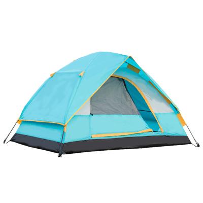 China Extended Type 3-4 Person Breathable Indoor Waterproof Camping Automatic Tent With Double Layer for sale