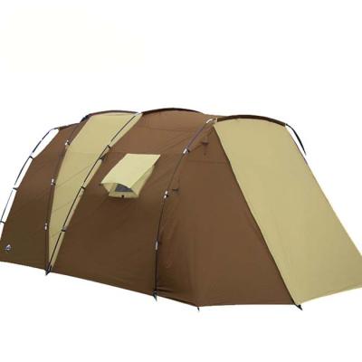 China Big Room Large Double Layer 6 Person Family Rainproof Outdoor Camping Tent for sale