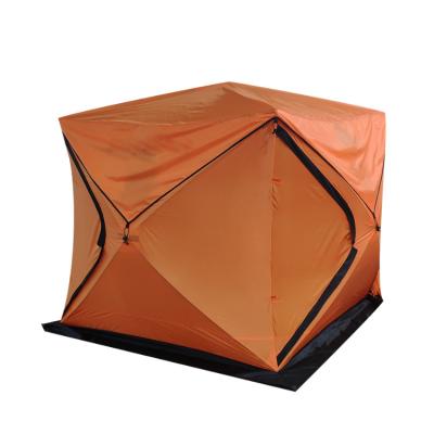 China Extended Pop Type Hub Fish Tent Ice Shelter Fiberglass Pole Ice Fishing Tent for sale