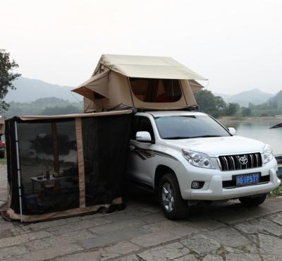 China Wholesale Outdoor Outdoor Camping Car Rooftop Car China Product Entertainment Top Tent With Side Tent for sale