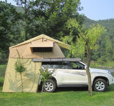 China Camouflage/field game good quality cheap price canvas car roof top tent outdoor camping top camper for sale for sale