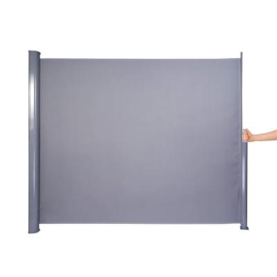 China 180gsm Polyester 2021 New Upgrade Tent Patio Garden Privacy Screen Manual Retractable Folding Side Divider for sale