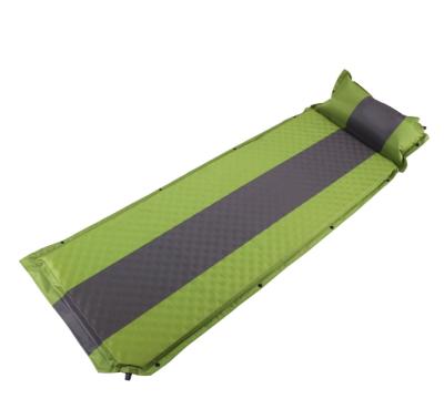 China Singles Self Camp Inflatable Mat Foldable Portable Spliced ​​Ultralight Air Sleep Pad for sale