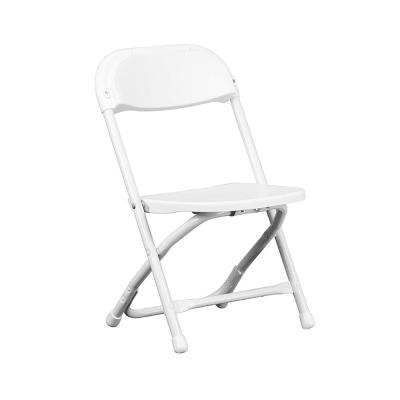 China Flexible Portable Plastic Folding Folding White Chair for sale