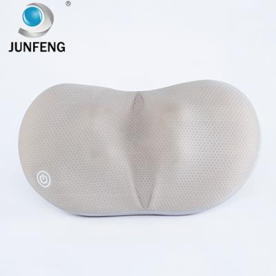 China Mini Car Use Neck Shoulder Electric Foam Roller Deep Tissue Massage Pillow for sale