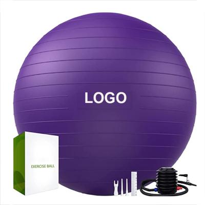 China Gym Exercise Pilates Anti Burst Professional Back Muscle Easy Relax Ball Yoga Gym Ball for sale