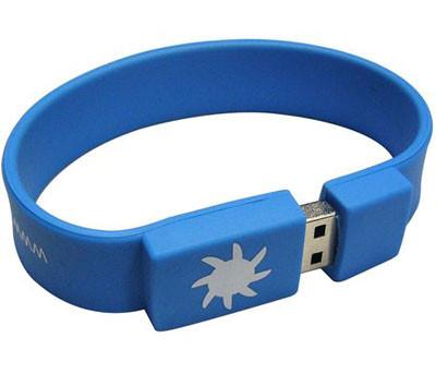 China Unique Wristband USB Flash Drive / Bracelet USB Drive Waterproof for sale