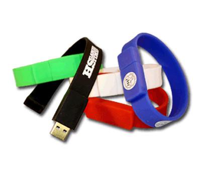 China Silicone Men Wristband USB Flash Drive 128GB Flash Drive USB 3.0 for sale