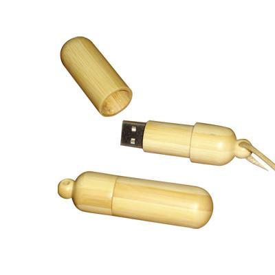 China Pencile 128GB Bamboo USB Flash Drive USB 2.0 / USB 3.0 High Speed for sale