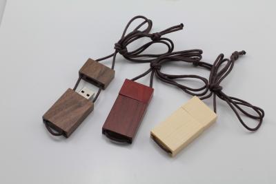 China Lanyard Custom Wood USB Flash Drive 3.0 Up to 64GB Personalized U038/WD02 for sale