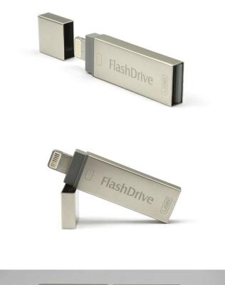 China Metal Thin USB 4GB Thumb Drive Silver Fashionable High Speed Transfer for sale