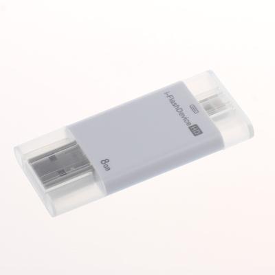 중국 HD 8GB/16GB 전화 USB 섬광 드라이브, 소형 OTG USB 엄지 지팡이 은 판매용