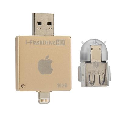 중국 고속을 가진 조밀한 iPad 전화 USB 섬광 드라이브 64GB 사각 OTG 판매용