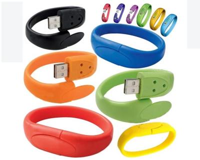 China Standard USB 2.0 Bracelet Wristband USB Flash Drive Full Capacity for sale