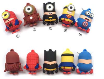 China usb minion super hero man bat man usb flash drive 32GB Memory Stick Pen Drive usb 2.0 for sale