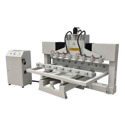 China Woodworking Cylindrical Rotary Head Machine Hotels Wood Engraving CNC Milling Machine for sale